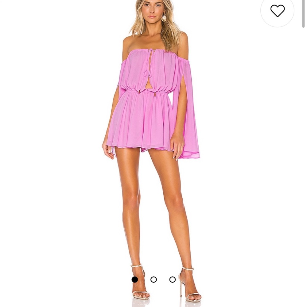 Michael Costello x REVOLVE Mishka Romper in Lilac